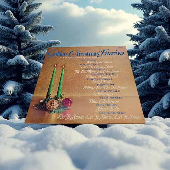 Golden Christmas Favorites Vinyl Record Ray Bloch Singers - Picture 1 of 5